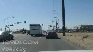 V04762c High speed desert drive3 (heavy traffic) timelapse 720p HD
