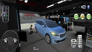 3D Driving Class #68 - New Carnival Car Stuck In Car Service & Bullet Train  -Android Funny Gameplay