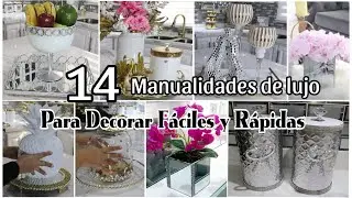 MANUALIDADES FÁCILES PARA DECORAR EL HOGAR ELEGANTE