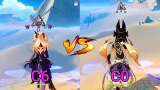 Cyno vs Fischl! Who is the best dps? GAMEPLAY COMPARISON!