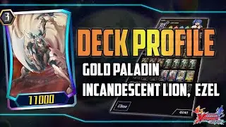 Vanguard ZERO : Incandescent Lion, Blond Ezel Deck (Gold Paladin)