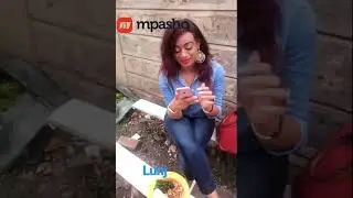 J Blessing's Ex Wife Spotted Munching On Matumbo At Kibanda