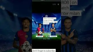 Barcelona vs inter milan live second leg | score 808 is a platform where you can watch live football