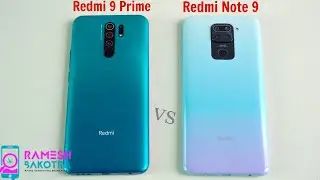 Redmi 9 Prime vs Redmi Note 9 SpeedTest and camera Comparison