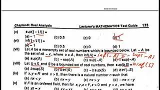 Real Analysis MCQs Part 1 | MSc MCQ | Farhan Younas