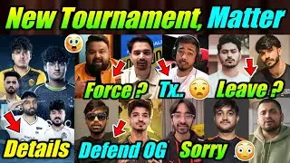 BGMI New Tournament, OG Out 💔 Mazy on Soul Godl Support 😮 Defend OG, Joker, Scout Reply 