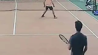 Cort Grove tennis Canadian ITF @sportscenter #SCTop10 Behind the back Volley