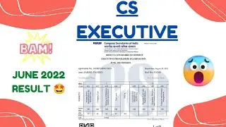 CS executive results 😱  release || cs result reaction June 2022 || Finally 🤩🤩😱.