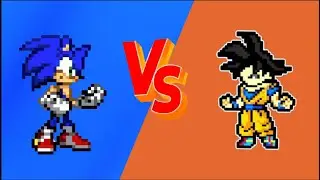 sonic vs goku no tabs (sega vs dragon ball)