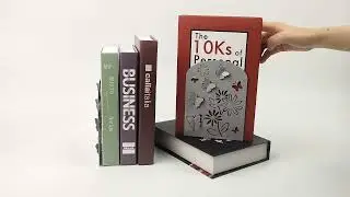 Modern Metal 3D Floating Butterflies Bookend | Effortless Elegance for Any Space