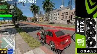 Watch Dogs 2 Ultra Settings HD Textures 4K | RTX 4090 | i9 13900K 5.8GHz