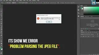 How To Fix Photoshop Error - Problem Parsing JPEG File
