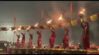 Ganga Aarti, Varanasi , Assi Ghat, 1st January 2024 #harharmahadev #harhargange