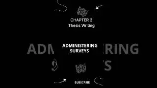 Administering Surveys  #SurveyTips #DataCollection #ResearchMethods #ThesisHelp #YouTubeShorts
