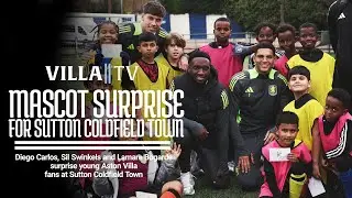 Mascot Surprise | Diego Carlos, Sil Swinkels and Lamare Bogarde visit Sutton Coldfield Town