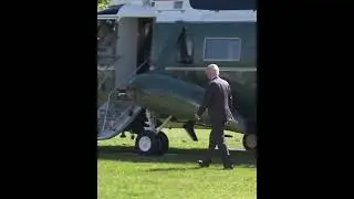 Biden departs the White House in Washington, DC en route to Manchester, New Hampshire