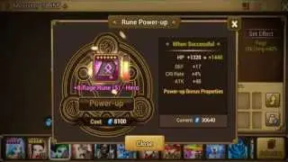 Summoners War: Sky Arena Gameplay Walkthrough - Rune 6 Star Power up for Android/IOS