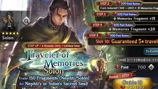 Octopath CotC: Vet Seal, Traveler Seals, Solon & Nephti Pulls