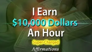I Make $10,000 Dollars an Hour - I Get Paid $10,000 Dollars an Hour - Super-Charged Affirmations