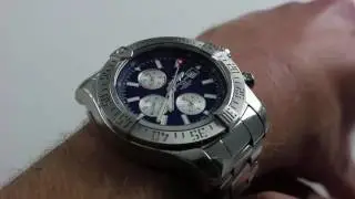 Обзор роскошных часов Breitling Super Avenger II Chronograph A1337111
