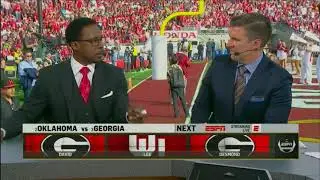 ESPN H&R Block College Football Pregame 2018 Rose Bowl #3 UGA vs #2 OKL