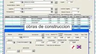 Software de gestion y contabilidad para almacenes de obras de construccion