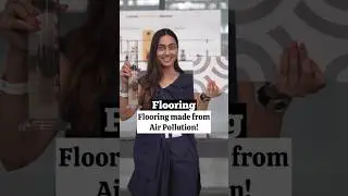 Flooring made from Air Pollution! #EcoFriendlyMaterials #RecycledMaterials #RenewableResources
