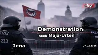 🔴 Live-Bericht: Jena &ndash; Demonstration nach Maja-Urteil