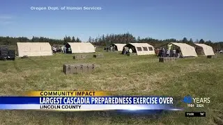 Largest Cascadia preparation exercise now over