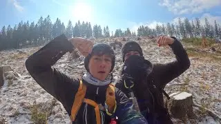 42km Wanderung mit Übernachtung bei -8°🧊🔥(Teil 2)