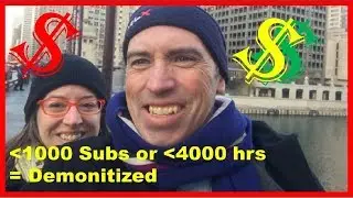 DEMONitization of SMALL YouTubers | 1000 subs $ 4000 hours | YPP AdSense Lost to Most Channels