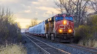 [Rare Windmill Train!] CN Train L388 Eastbound Outside of Hamilton with CN 2270 & UP 5311