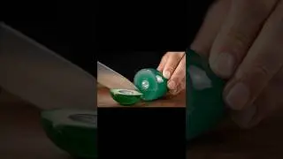 Cutting Glass Avocado ASMR  #ai #aiart #asmr #glasscutting #satisfying #asmrsounds