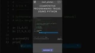 Python Competitive Programming Trick 9 