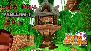 Inter Realms SMP - EP 11 -  Building Spudetti's treehouse on the Inter Realms server.