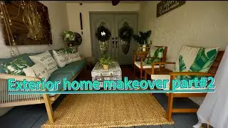 Curb appeal upgrade/ Exterior Makeover part 2