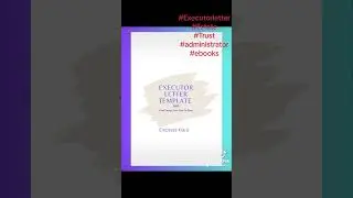 Executor Letter is the B.O.S.S #ebooks #ebook #executor