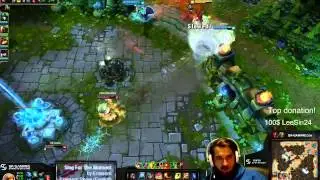 Golden kick, lee sin mechanics! xD (No sound)