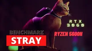 'Stray' Benchmark ||RTX 3060||Ryzen 5600H||Acer Nitro #cute
