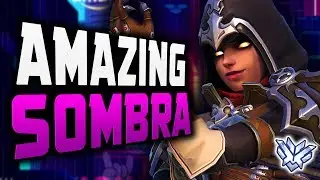 CODEY INSANE SOMBRA GAMEPLAY! [ OVERWATCH SEASON 18 TOP 500 ]