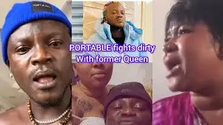 PORTABLE AND WIFE OF LATE OBA QUEEN DAMI F!GHT D!RTY  AS SHE CRIES ONLINE AFTER 💔 #viralvideo