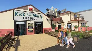 Rick and Morty - The Ride! #rickandmorty #planetcoaster2 #rollercoaster #rides #fun #portalgun