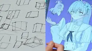 Drawing boxes to improve my art