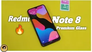 REDMI NOTE 8 BEST D+ TEMPERED GLASS UNBOXING AND QUICK REVIEW.