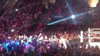 Team Rhodes Scholars and Bellas Entrance Belfast April 2013.