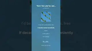 &ldquo;Born Too Late&rdquo; by J-Flow(jasim khan)