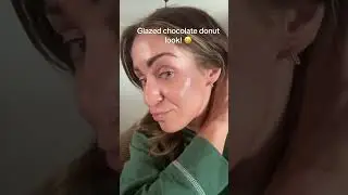 Self-tan night with contour for a flawless finish #glazeddonut