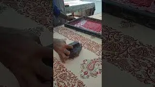 DIY block printing on fabric
