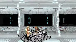 Lego buff battle Droid vs General Kenobi. (design mostly from and laugh from @juiceboxstudios2587