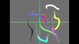 NN hidden representation on 3-bit even parity classification, video 3